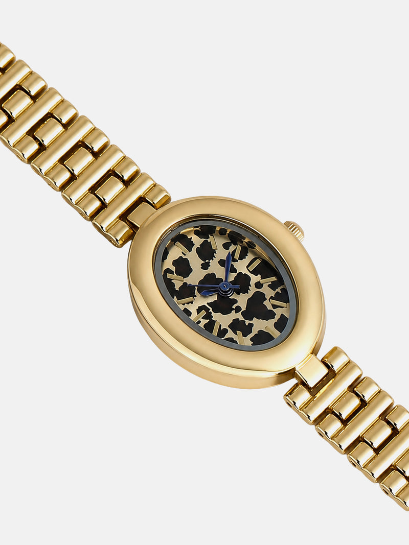 The Monaco Oval Watch - Gold