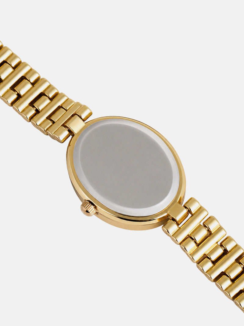 The Monaco Oval Watch - Gold