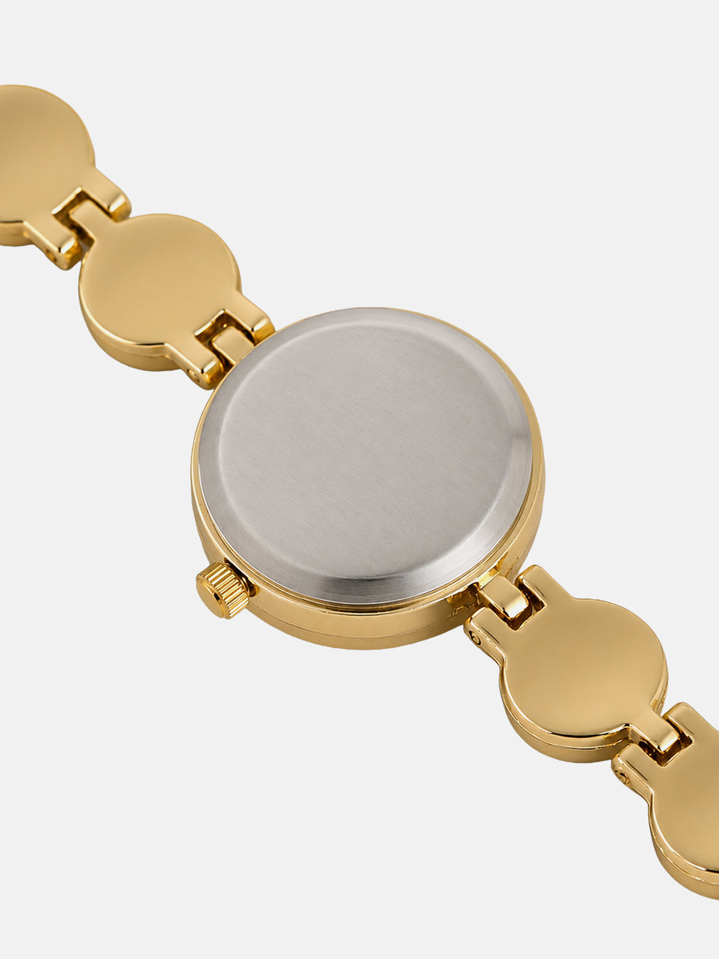 The Noir Beaded Watch - Gold