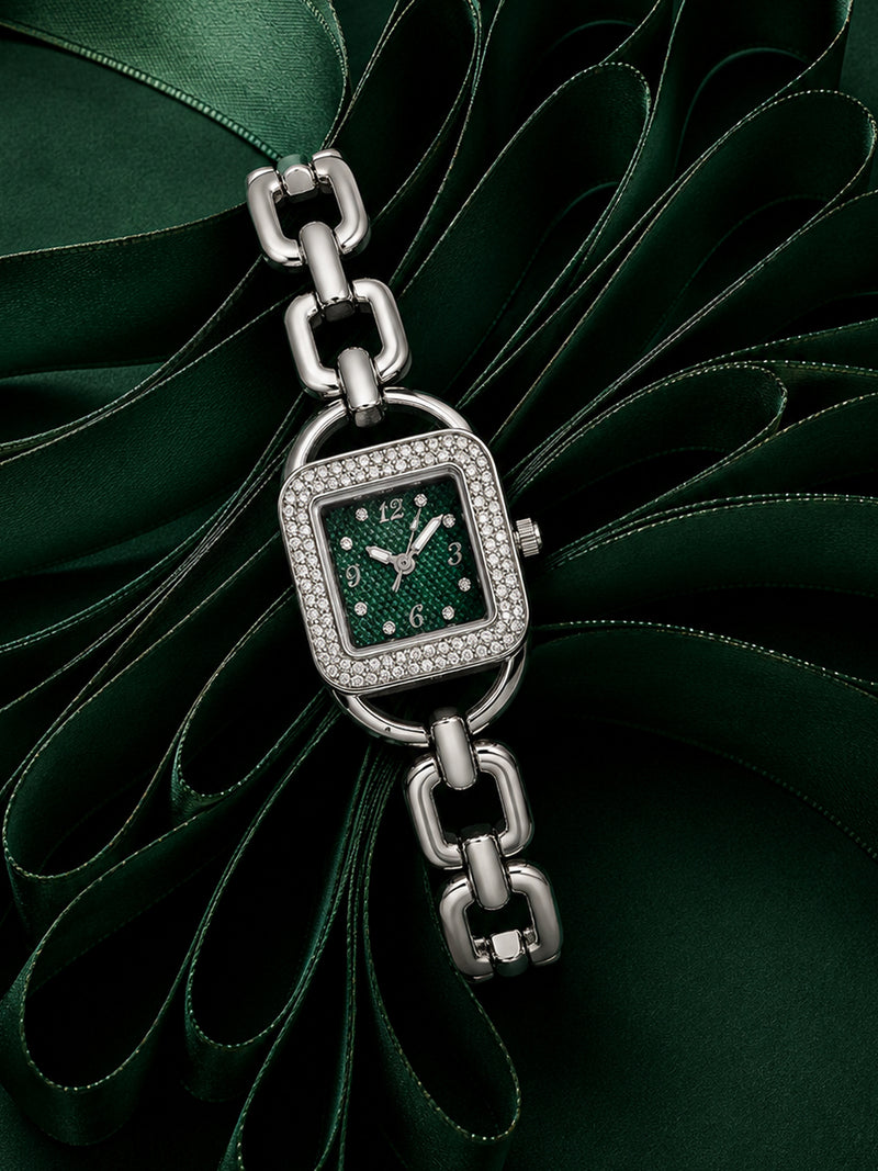 The Crystal Edge Watch - Silver