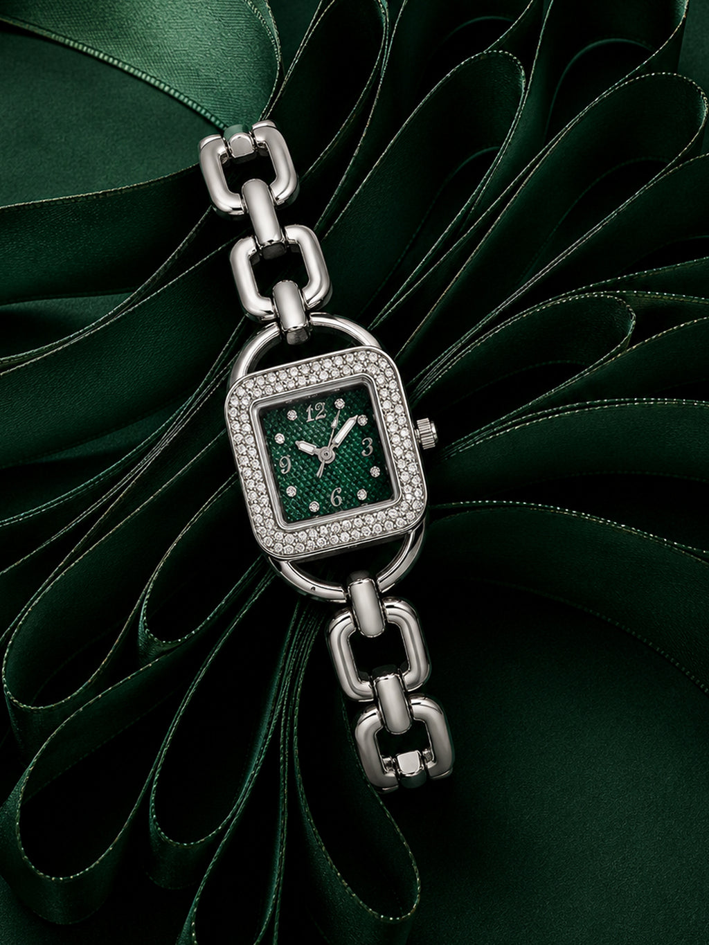 The Crystal Edge Watch - Silver