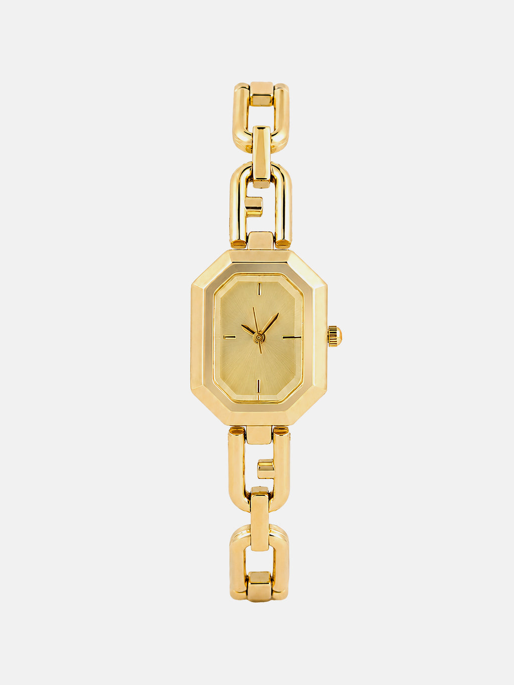 The Belle Rectangle Watch - Gold