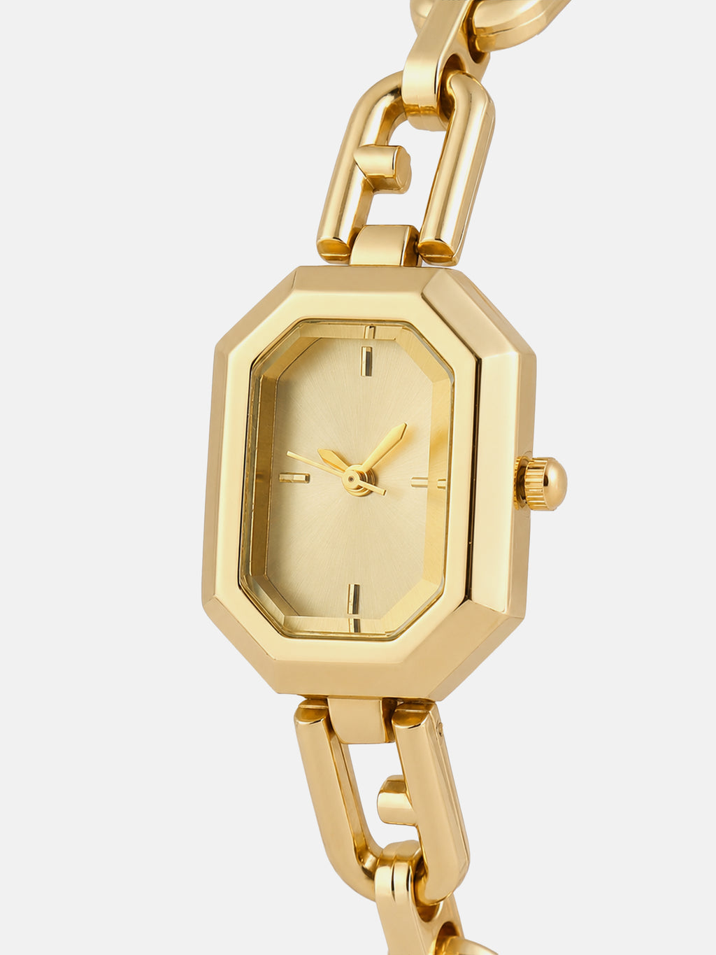 The Belle Rectangle Watch - Gold