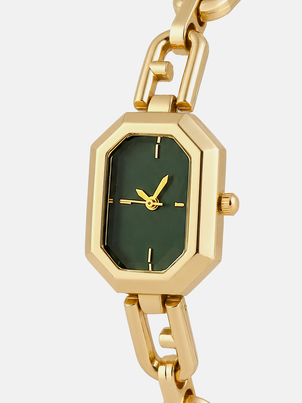 The Belle Rectangle Watch - Gold