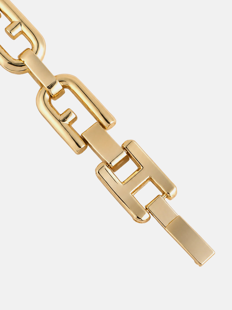 The Belle Rectangle Watch - Gold