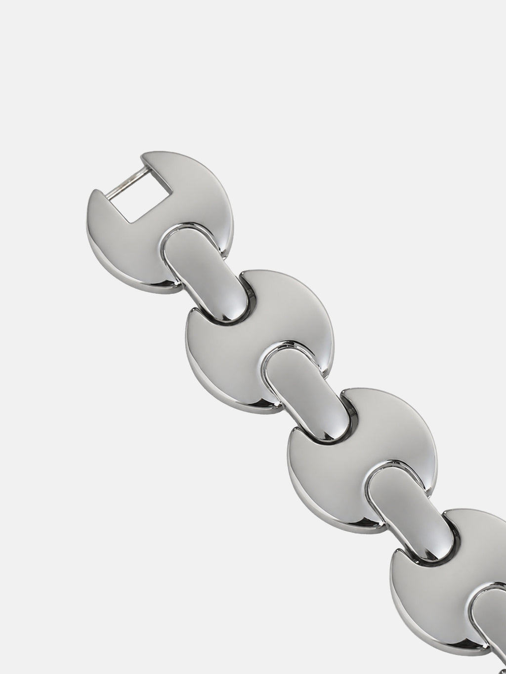 The Midnight Rectangle Watch - Silver