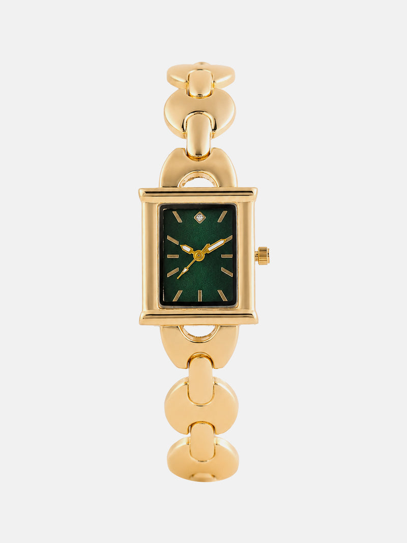 The Victoria Rectangle Watch - Gold