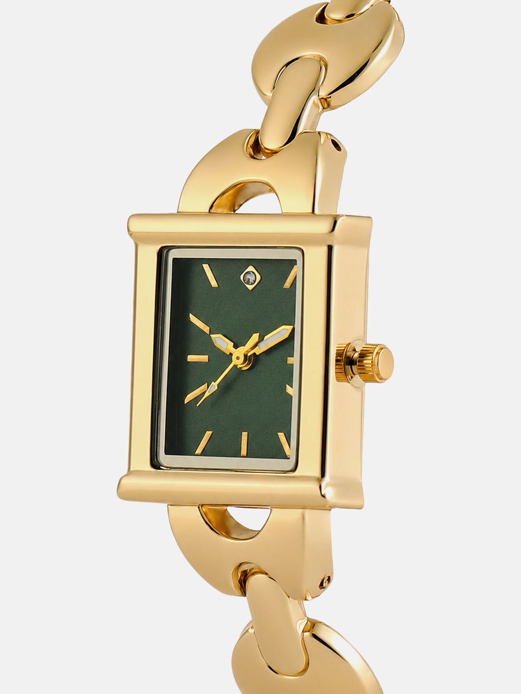 The Victoria Rectangle Watch - Gold
