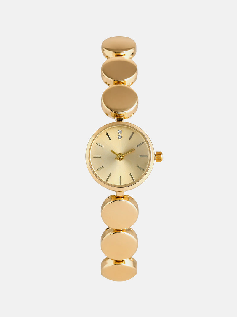 The Midnight Chain Watch - Gold