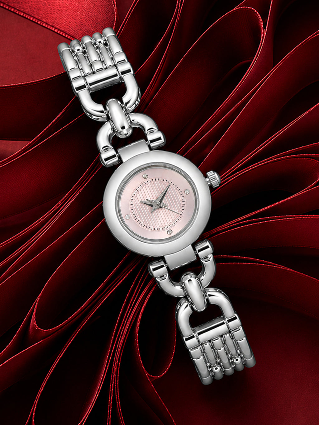 The Champagne Luxe Watch - Silver
