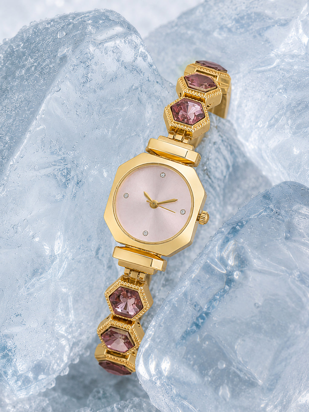 The Champagne Luxe Watch - Gold