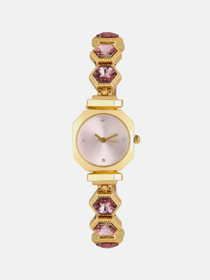 The Champagne Luxe Watch - Gold