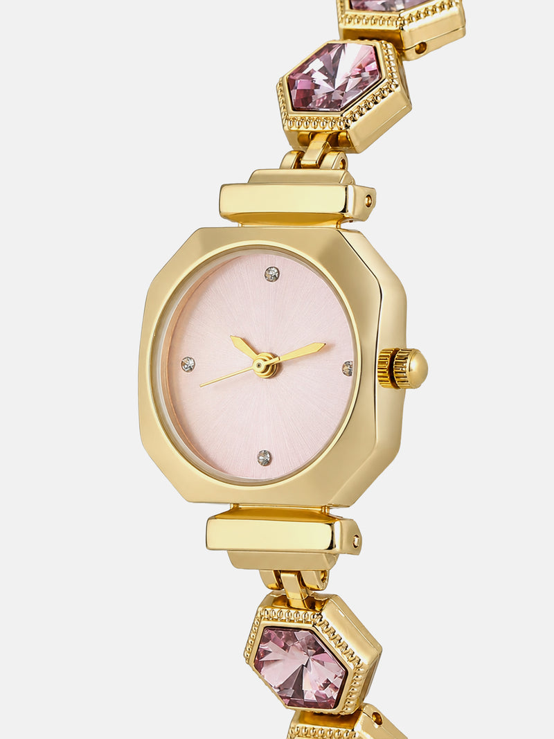 The Champagne Luxe Watch - Gold