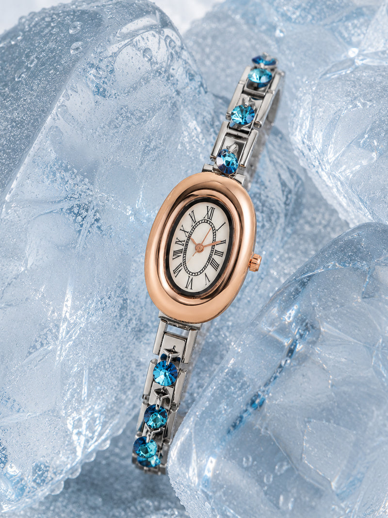The Diamond Glow Watch - Silver