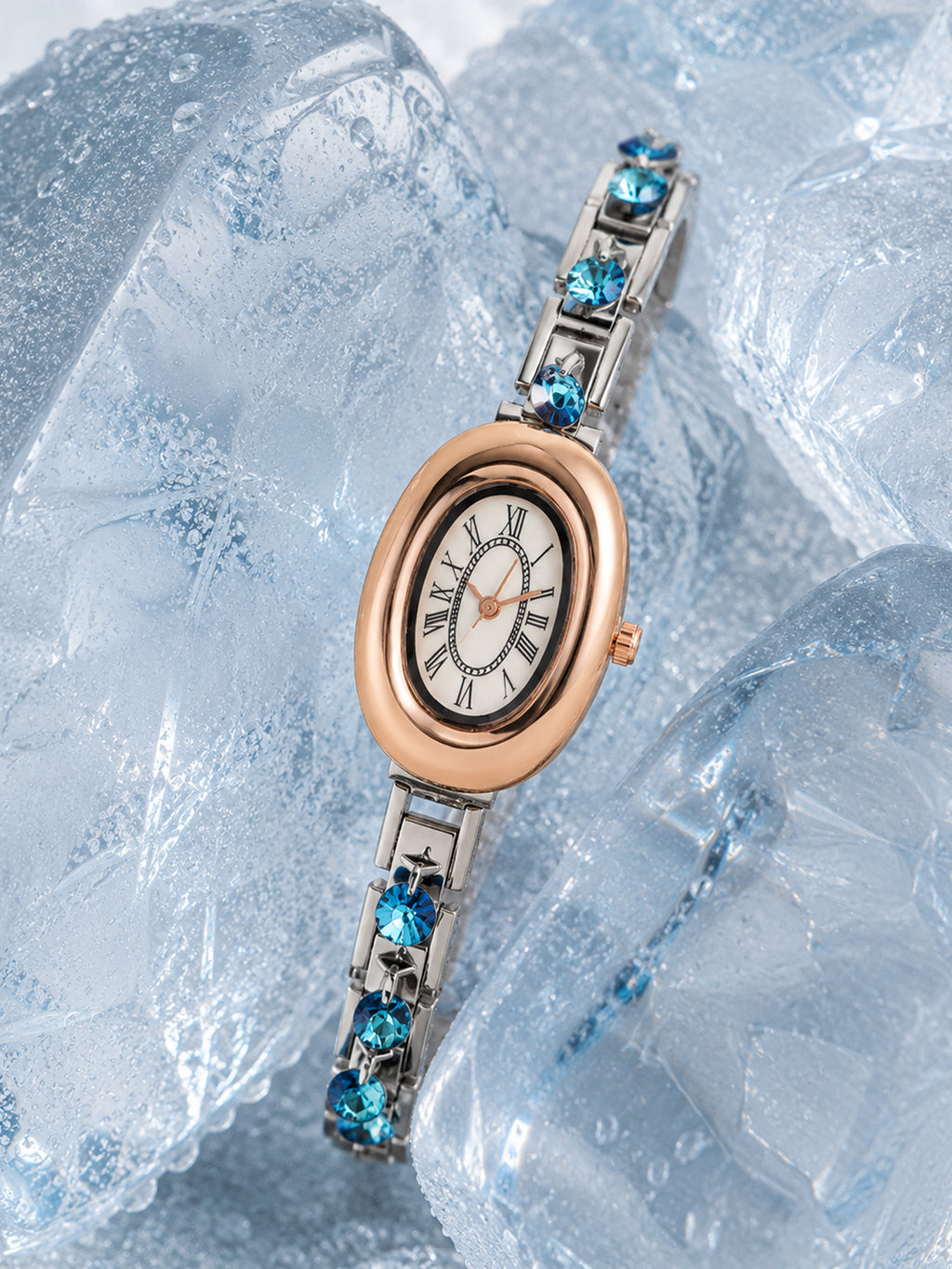 The Diamond Glow Watch - Silver