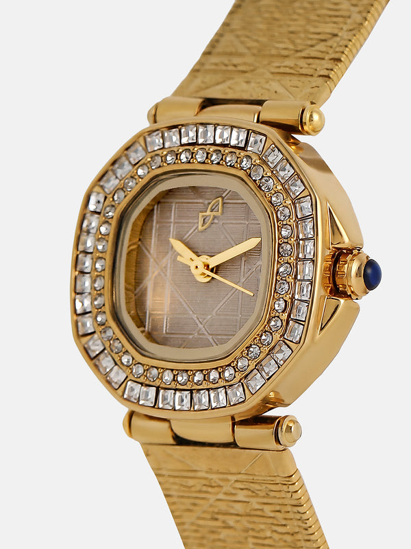 The Rose Crystal Watch - Blush Rose