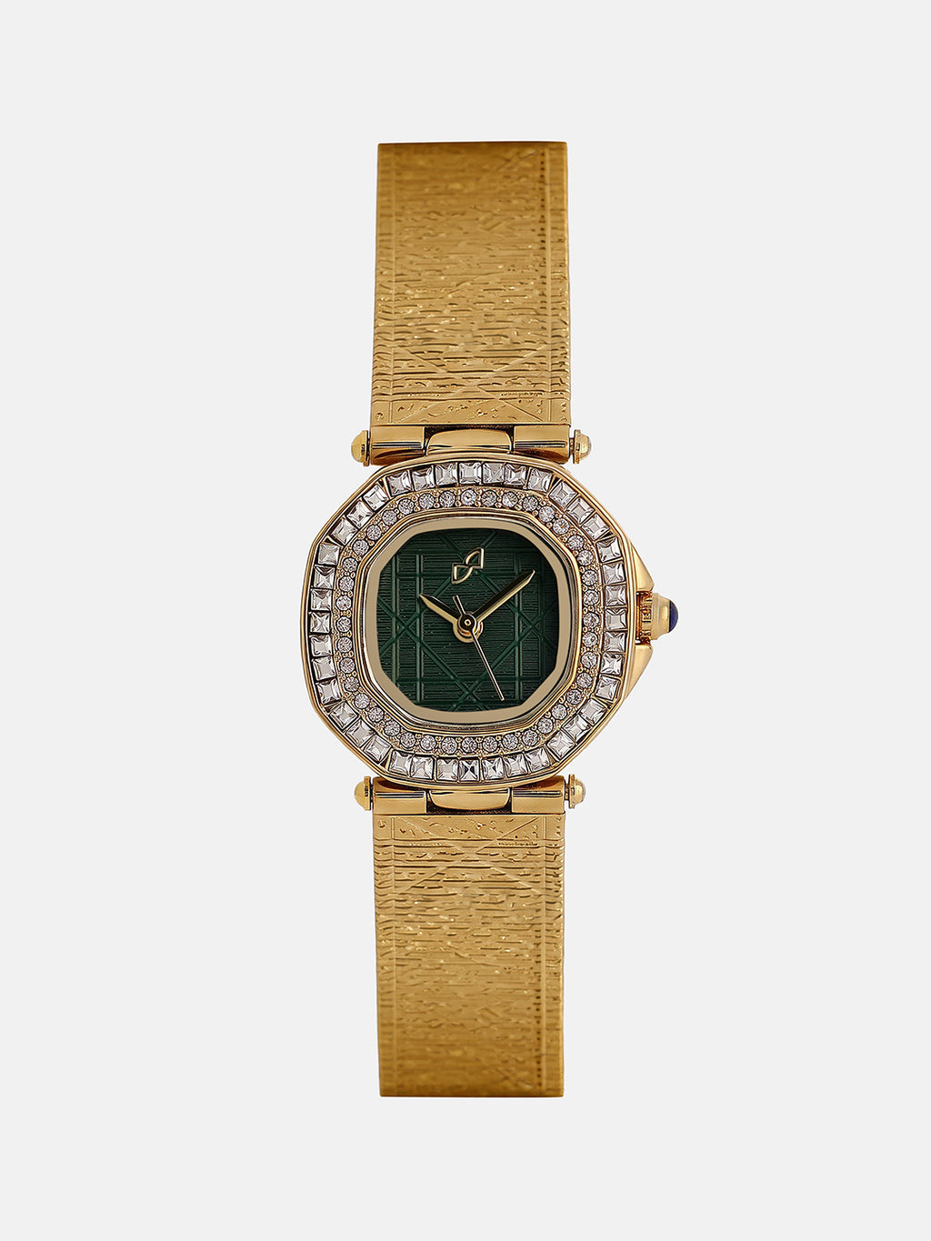 The Emerald Crystal Watch - Royal Gold