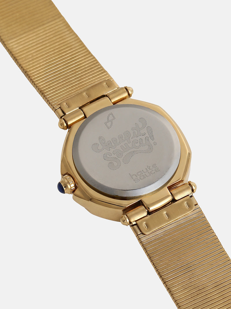 The Emerald Crystal Watch - Royal Gold