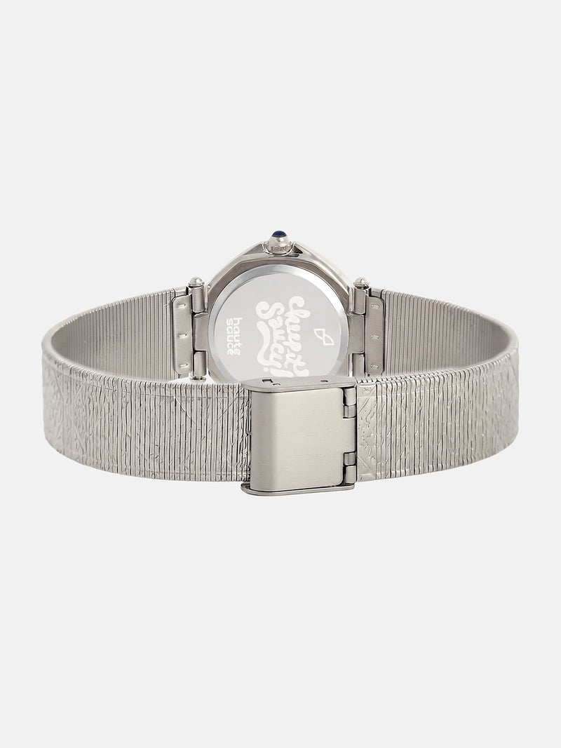 The Emerald Crystal Watch - Silver