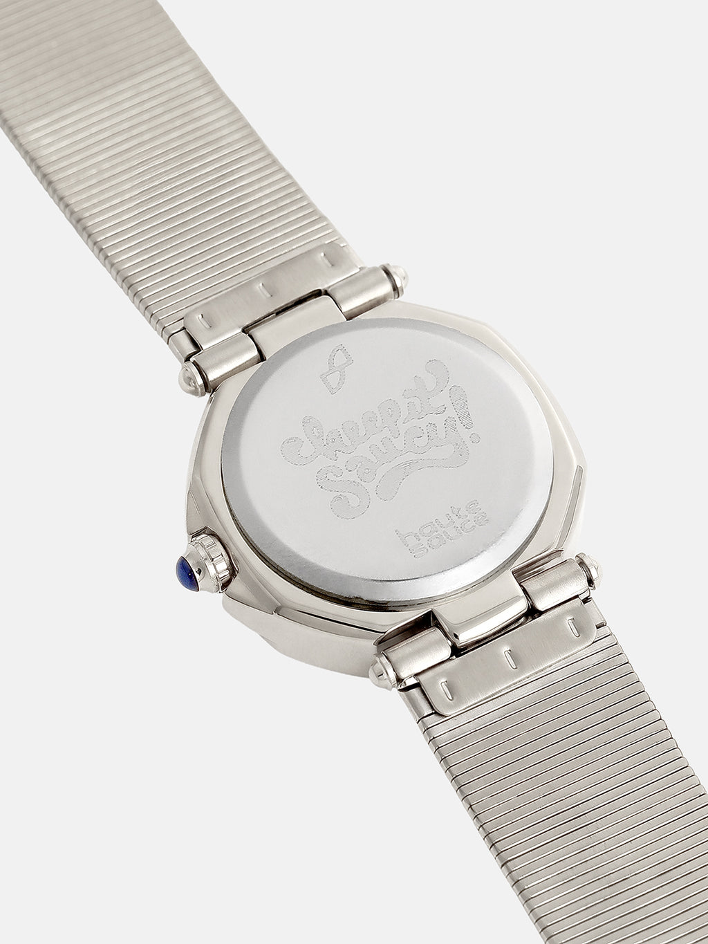 The Emerald Crystal Watch - Silver