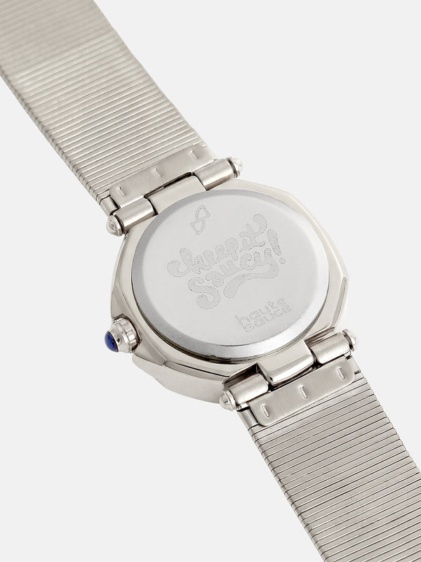 The Emerald Crystal Watch - Silver