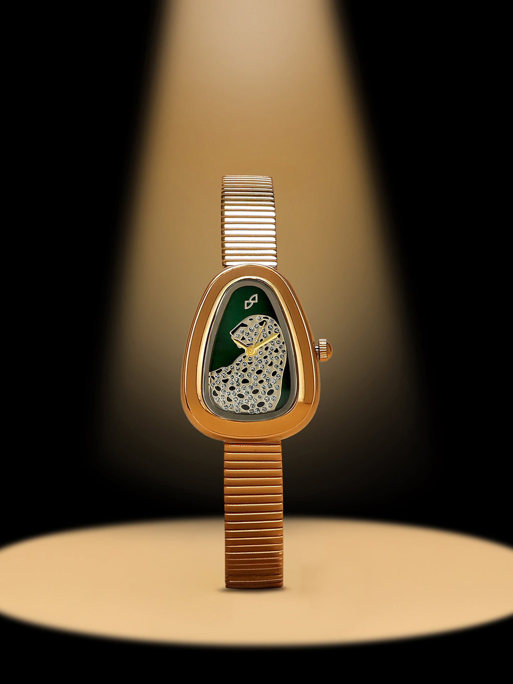 The Ivory Teardrop Watch - Rose Gold