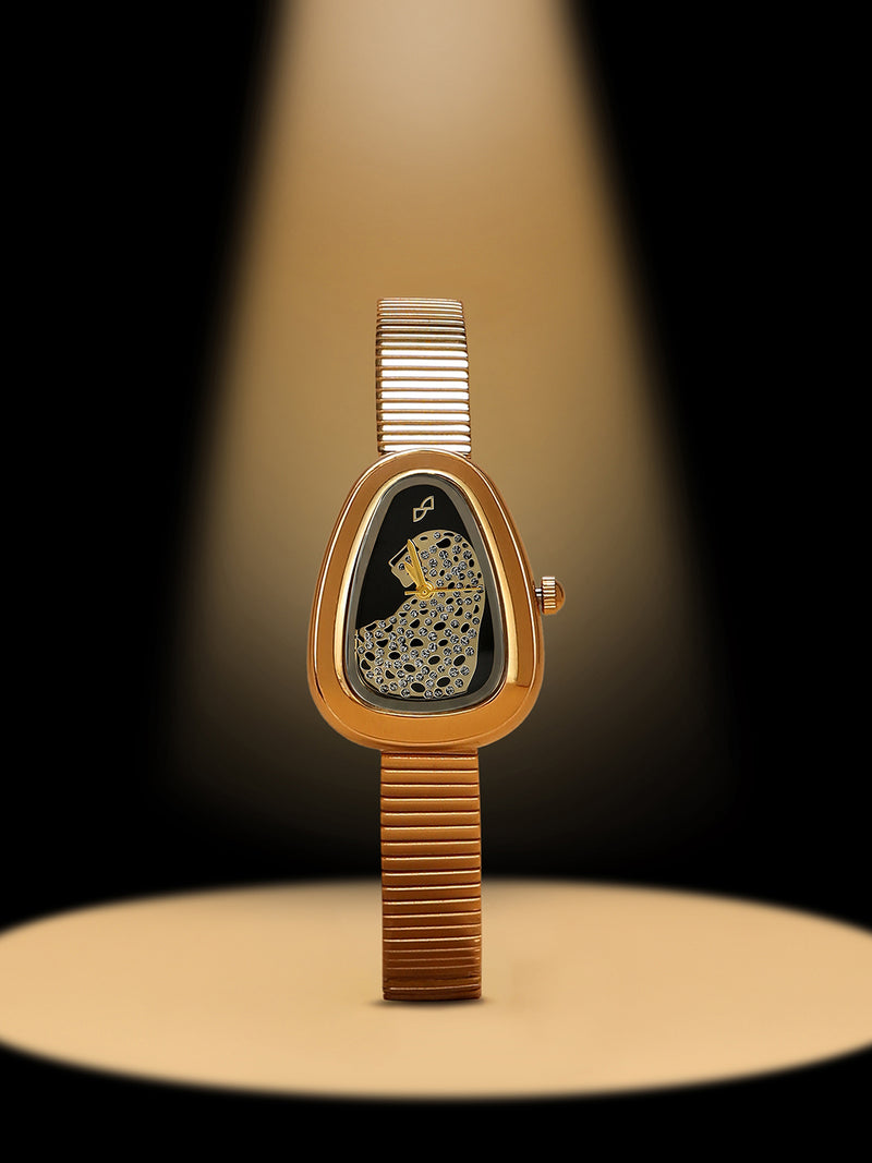 The Ivory Teardrop Watch - Rose Gold
