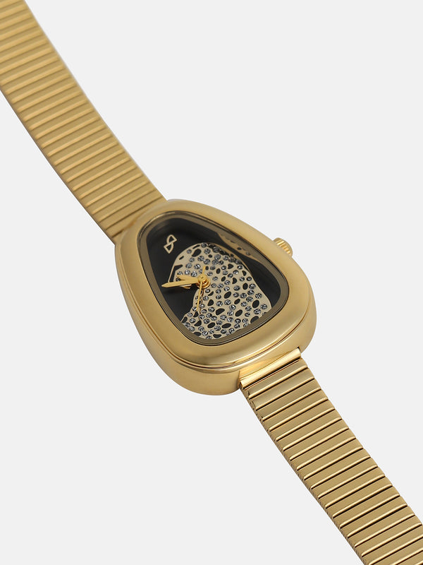 The Ivory Teardrop Watch - Rose Gold