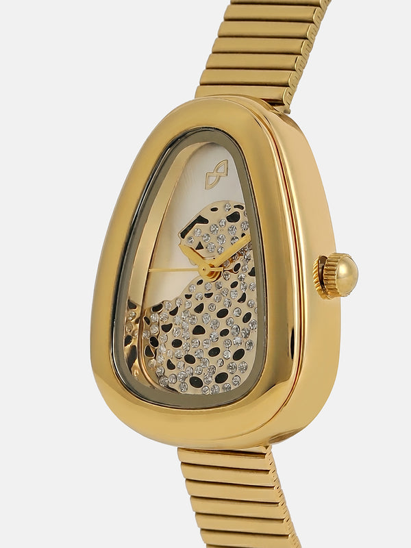 The Ivory Teardrop Watch - Rose Gold