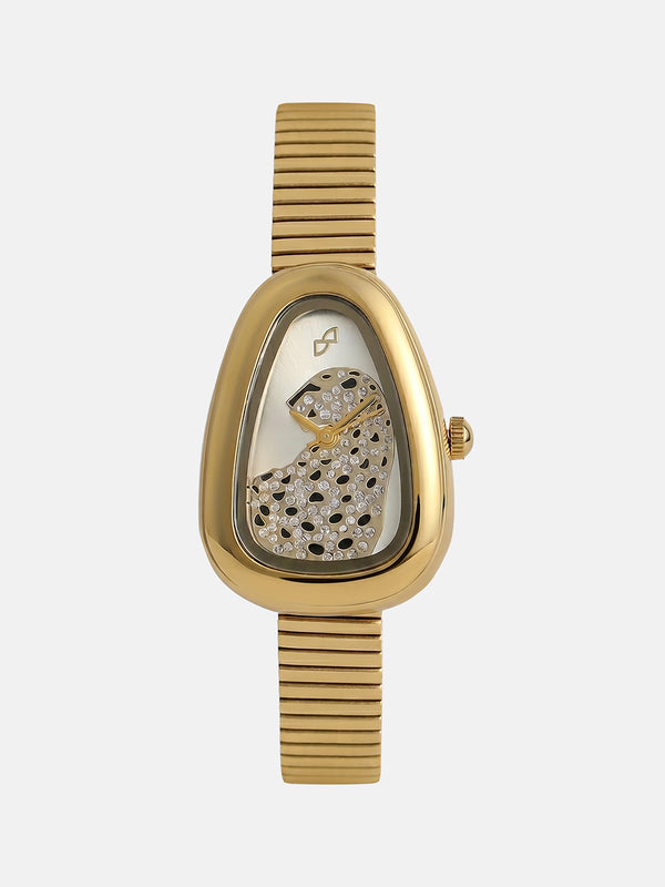 The Ivory Teardrop Watch - Rose Gold