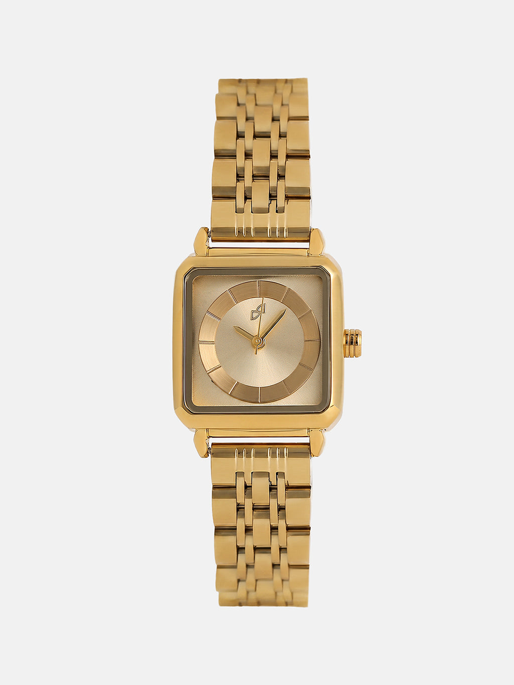 The Ruby Square Watch - Antique Gold