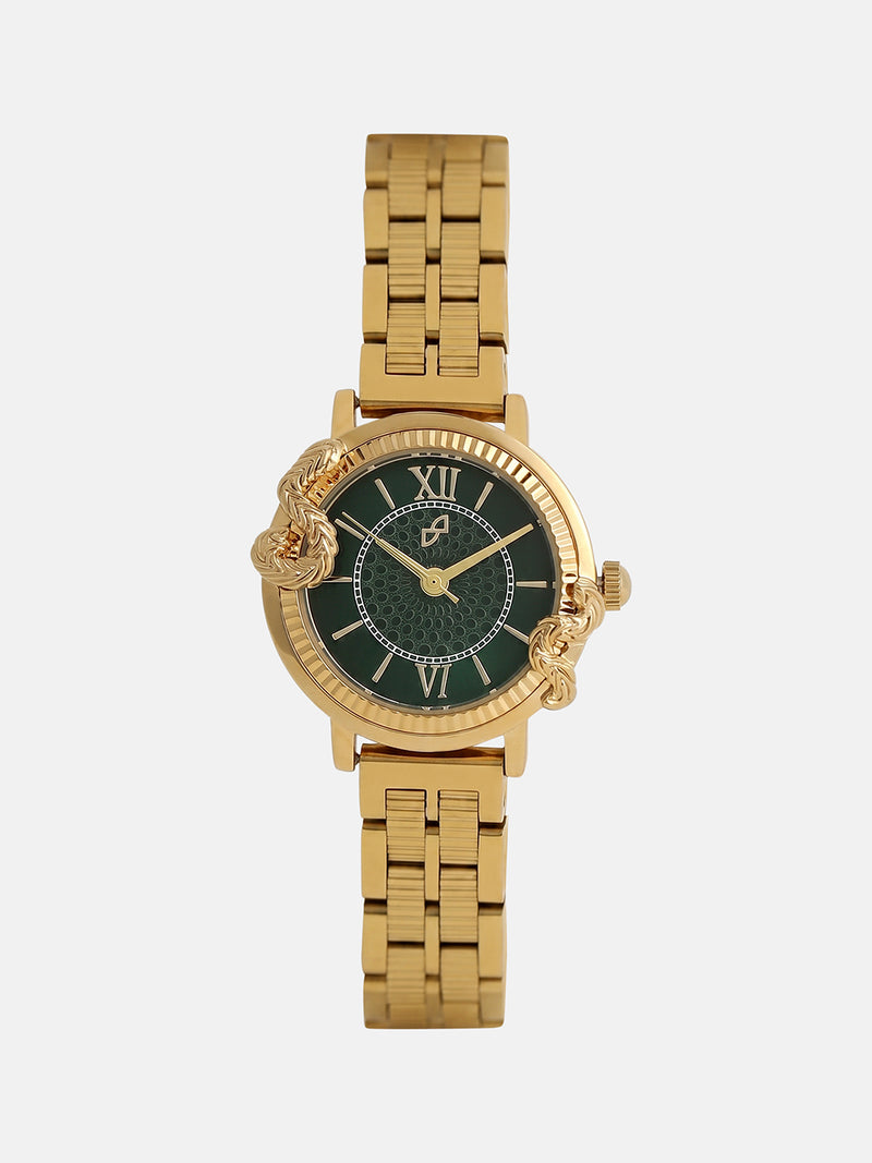 The Crystal Royale Watch - Gold Silver