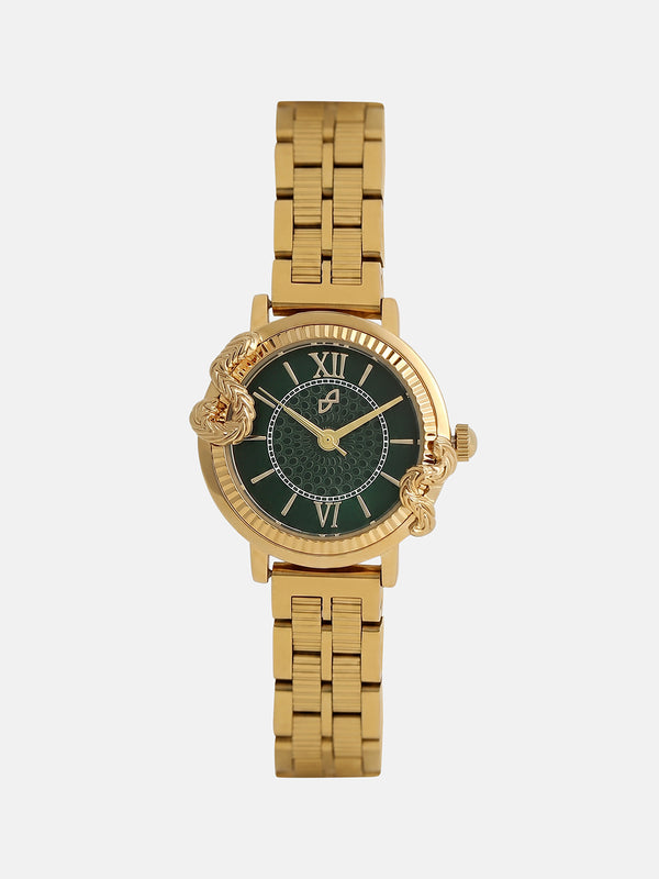 The Crystal Royale Watch - Gold Silver
