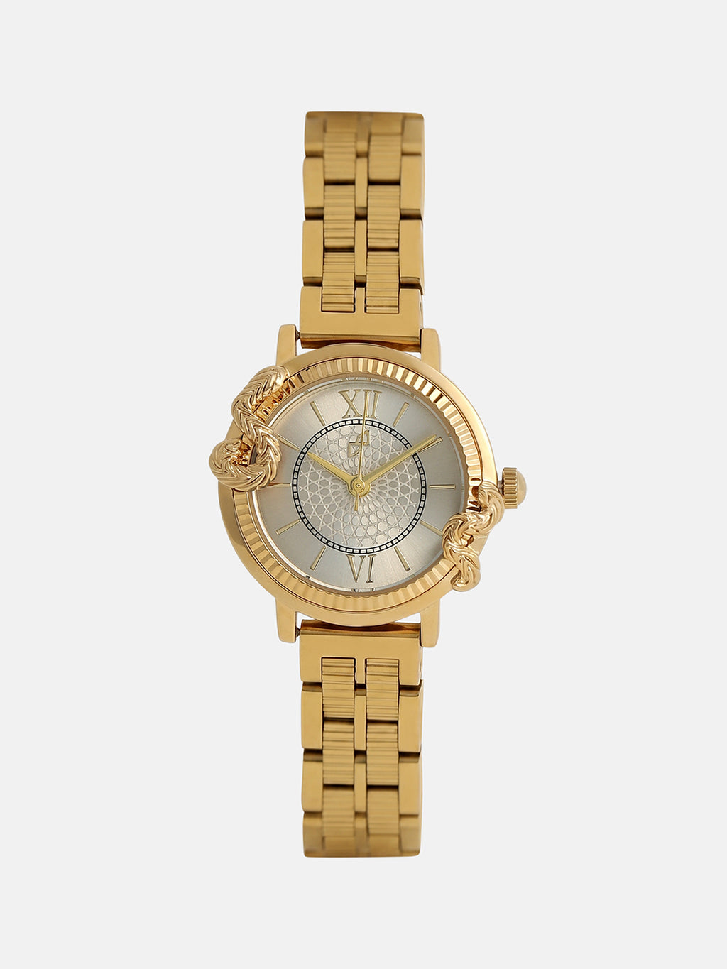 The Crystal Royale Watch - Gold Silver
