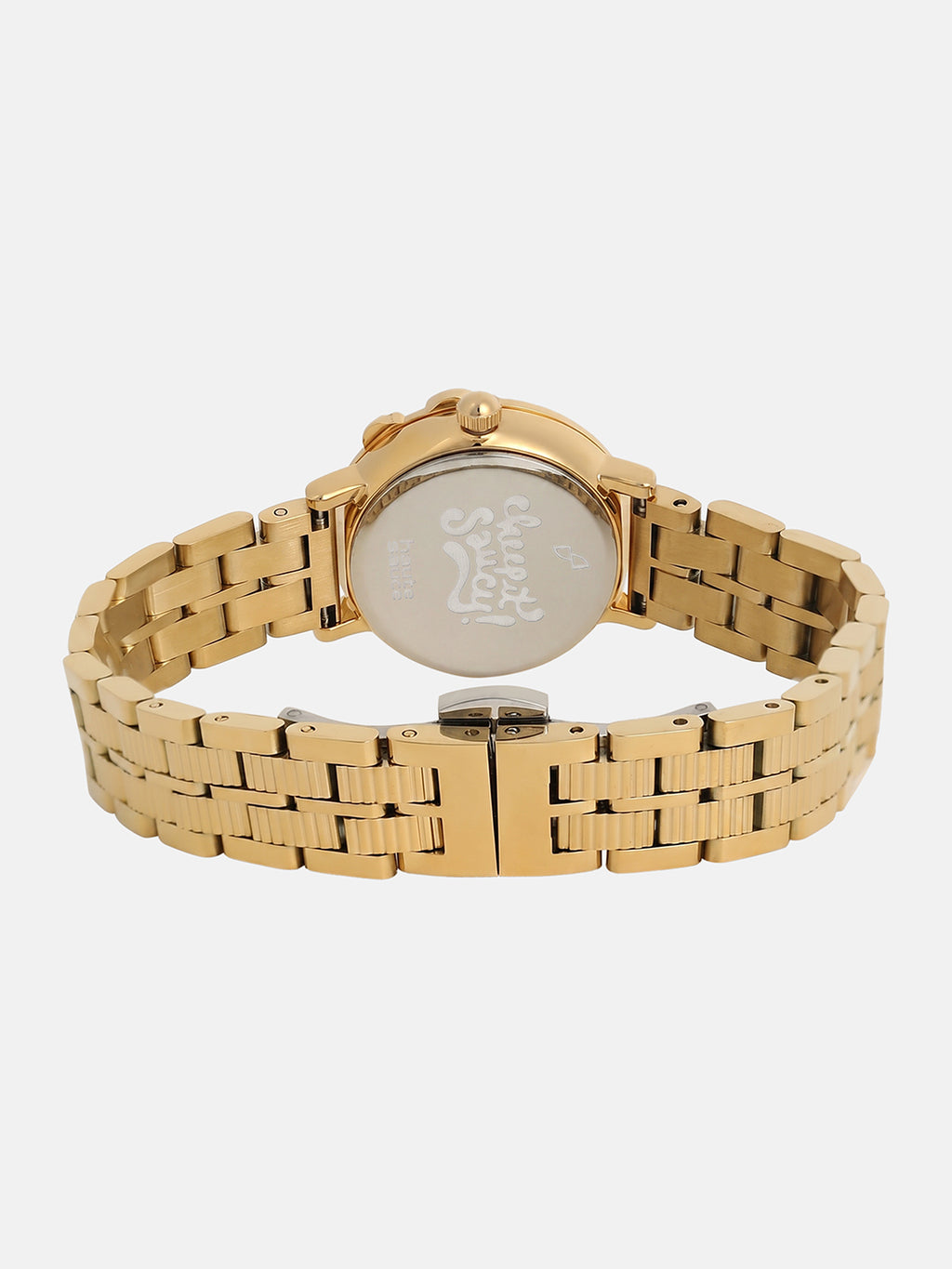 The Crystal Royale Watch - Gold Silver