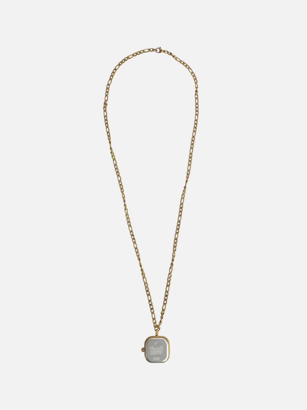 The Ruby Pendant Necklace Watch - Gold