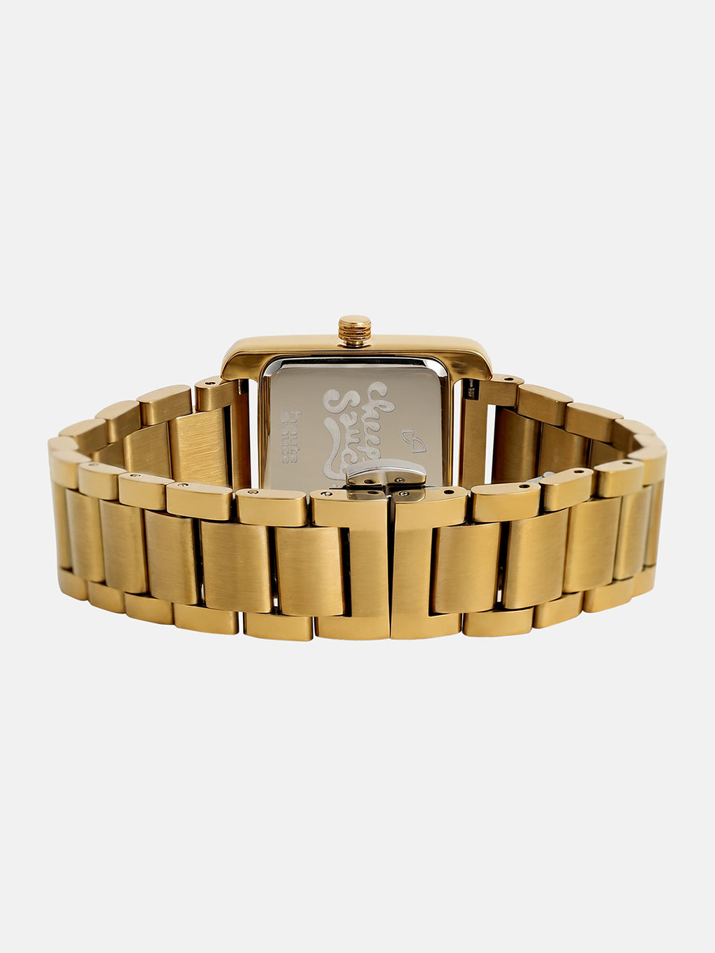 The Ivory Rectangle Watch - Gold