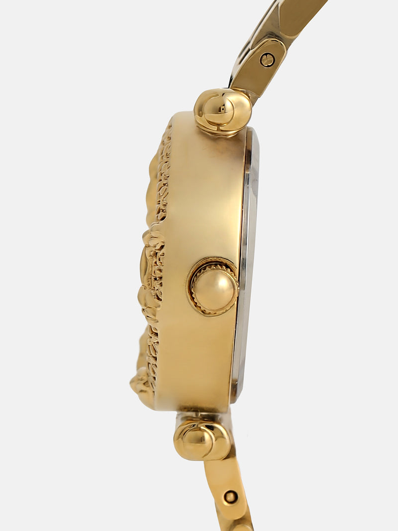 The Sapphire Marble Watch - Gold