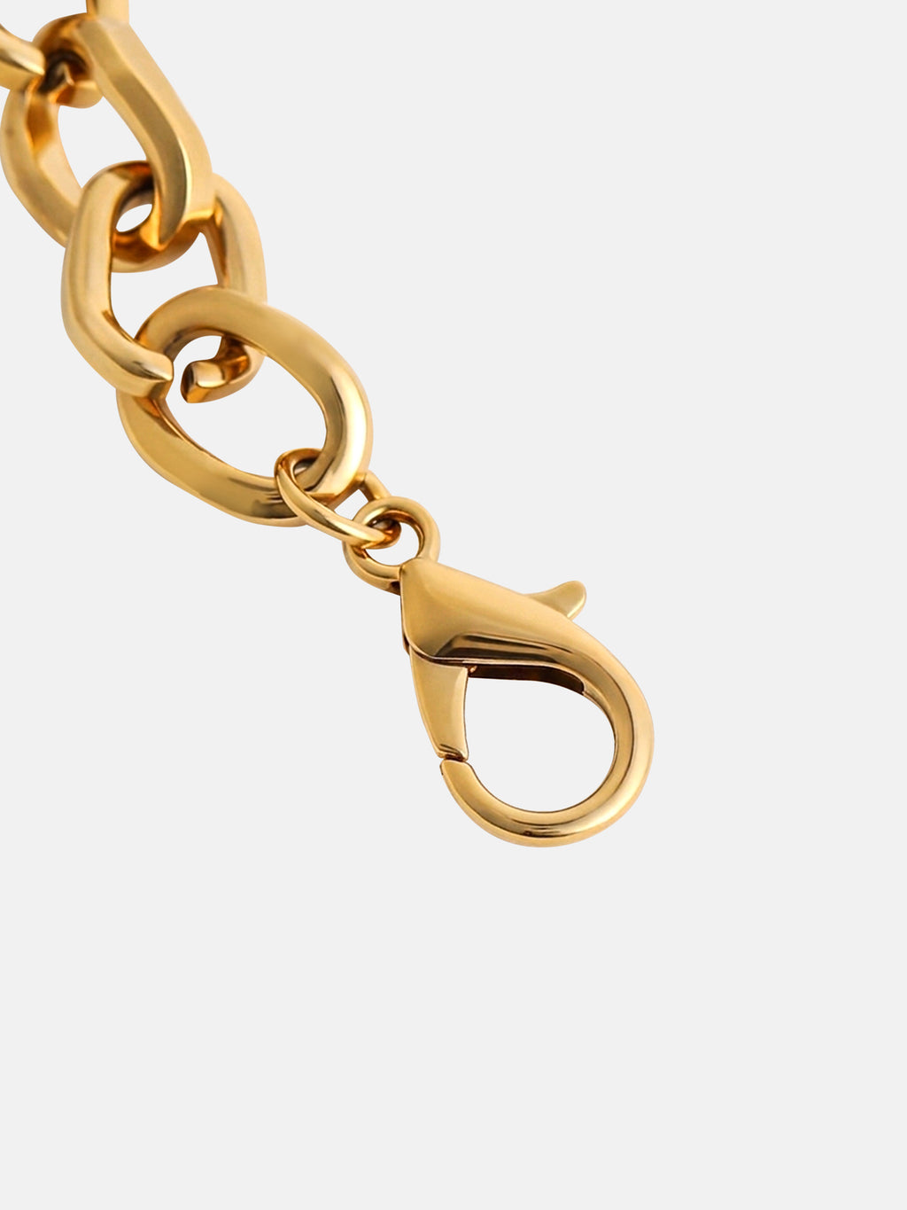 The Emerald Charm Chain Watch - Gold
