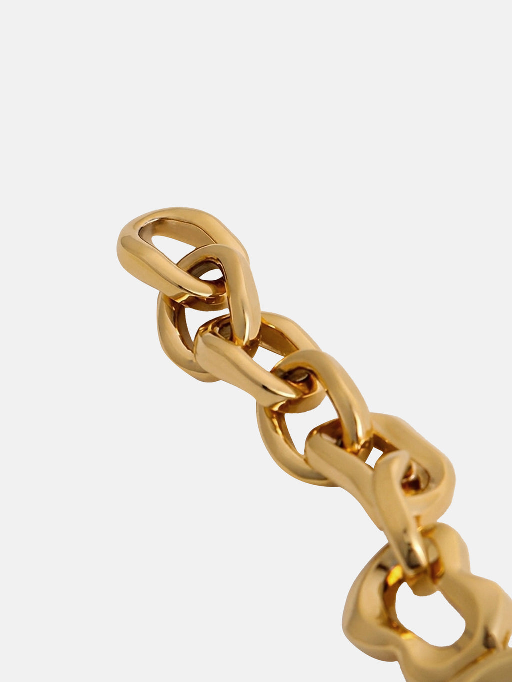 The Emerald Charm Chain Watch - Gold