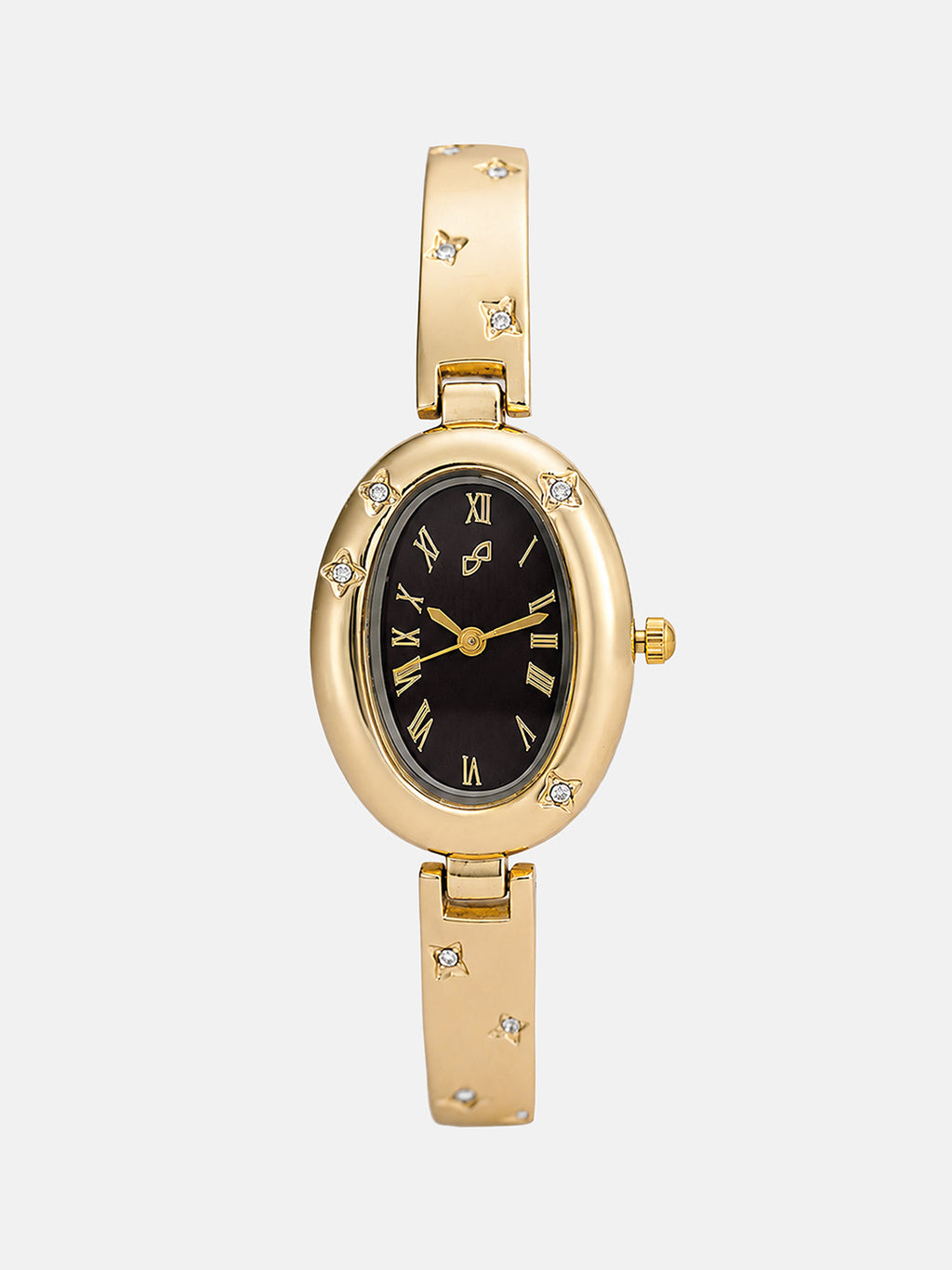 The Noir Halo Watch - Rose Gold