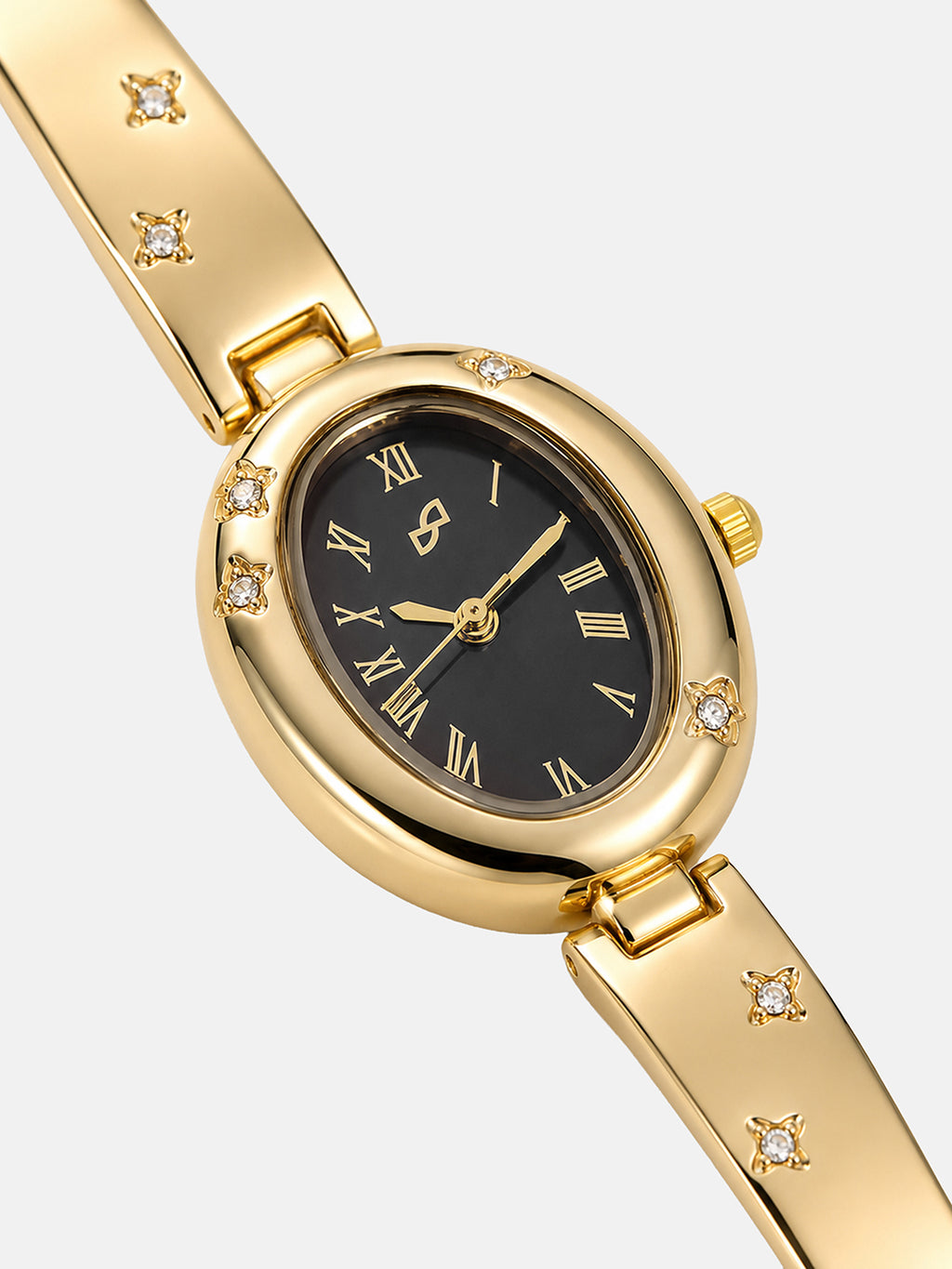 The Noir Halo Watch - Rose Gold