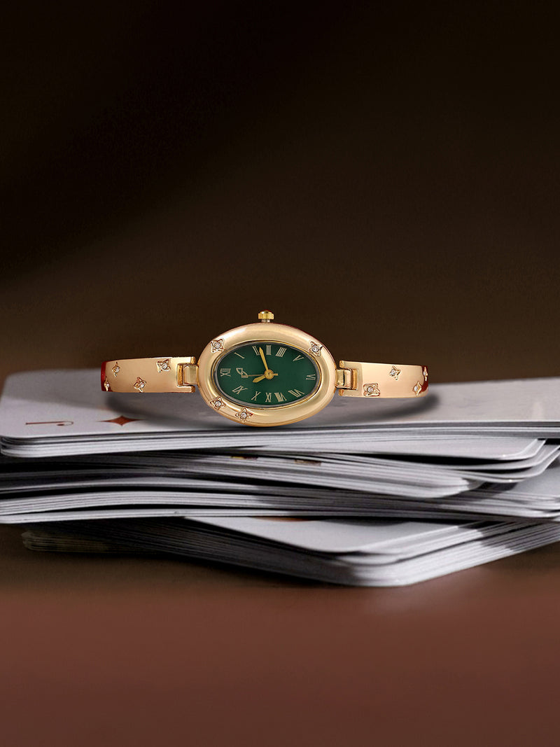 The Noir Halo Watch - Rose Gold
