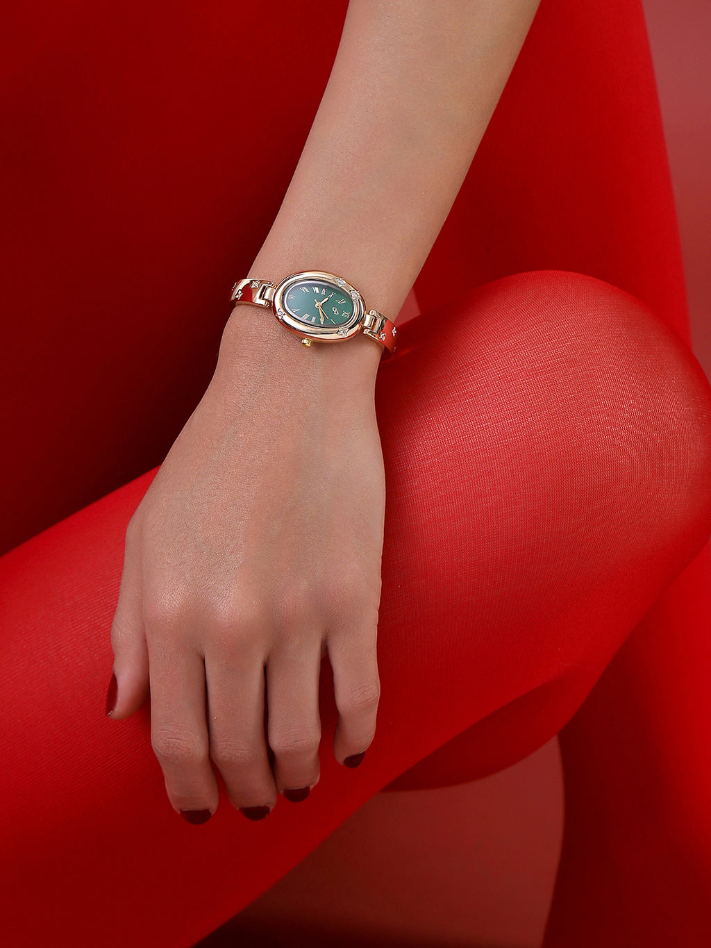 The Noir Halo Watch - Rose Gold