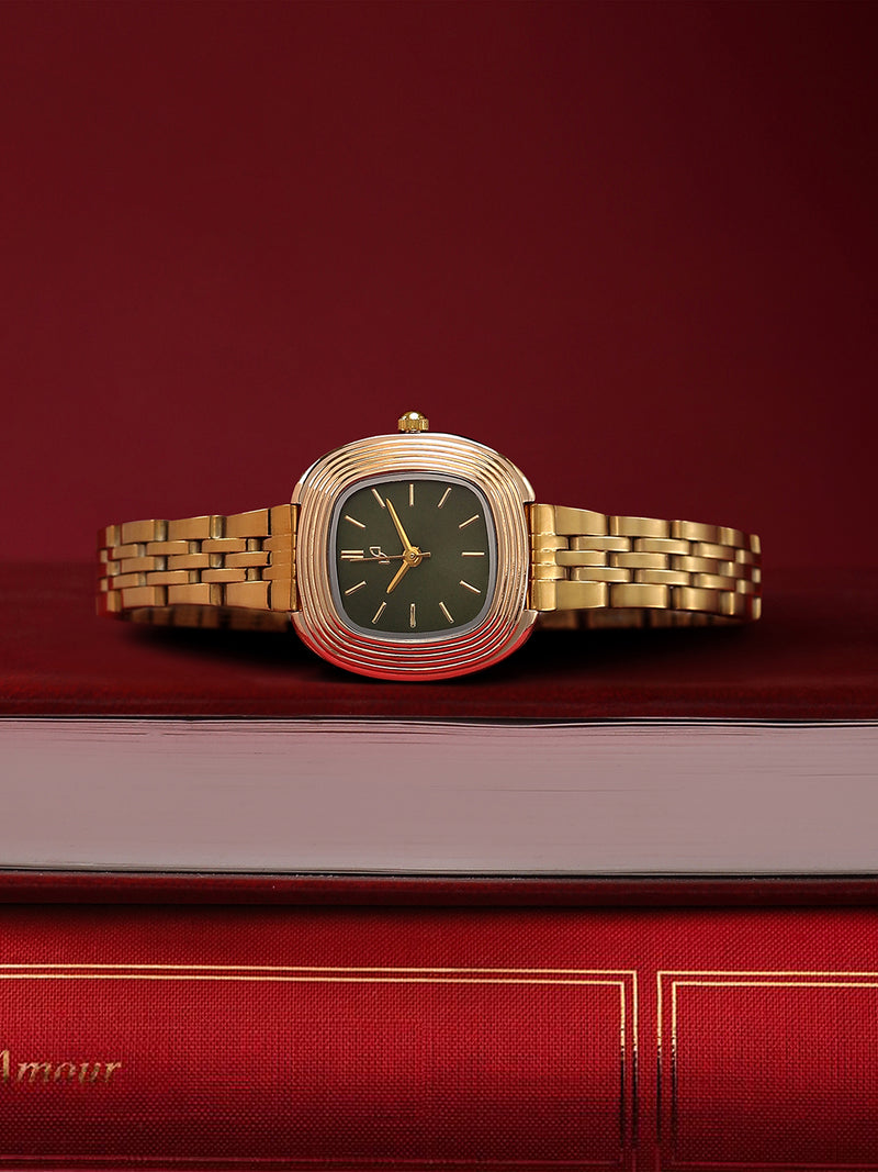 The Emerald Heritage Watch - Gold