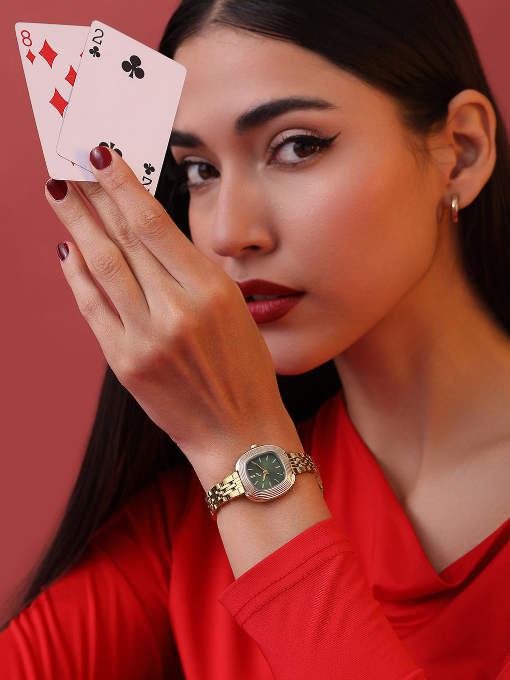The Emerald Heritage Watch - Gold