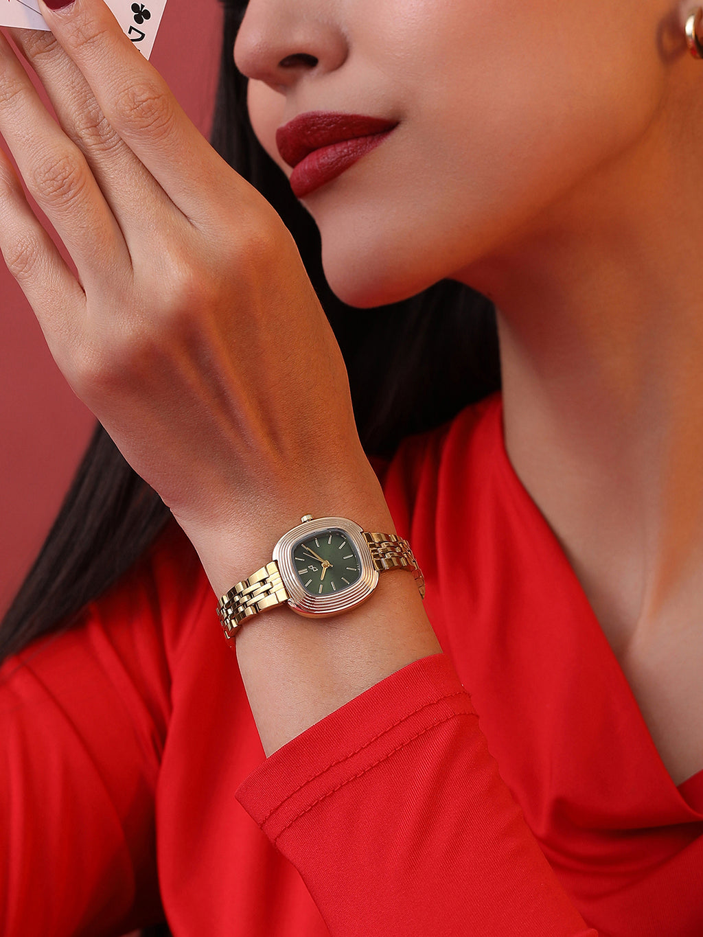 The Emerald Heritage Watch - Gold