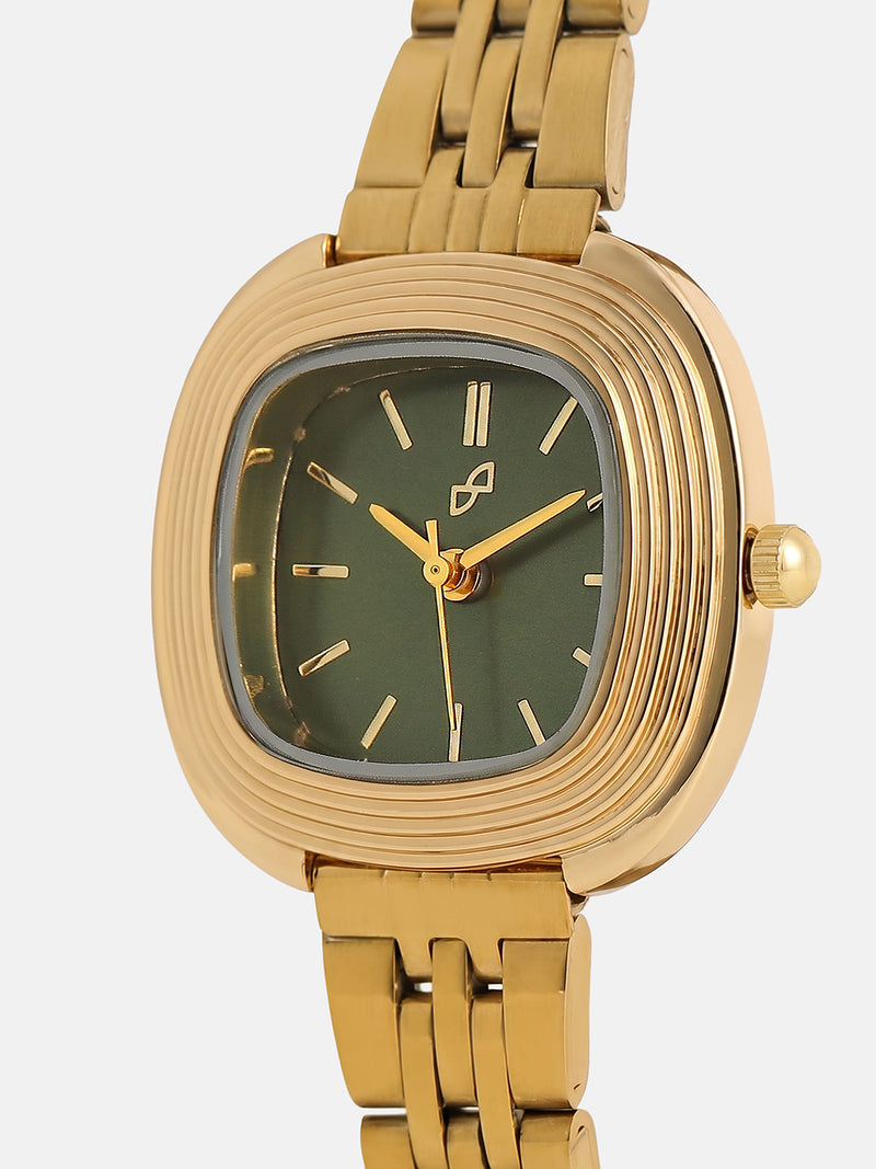 The Emerald Heritage Watch - Gold
