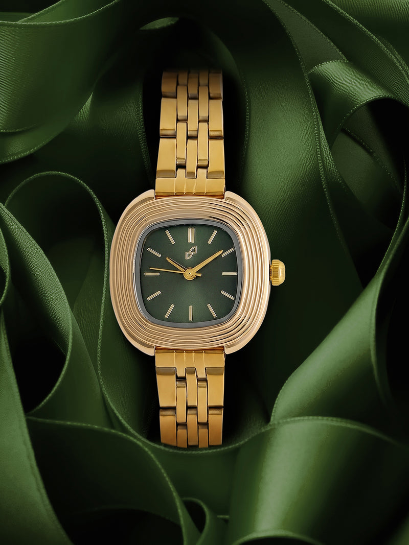 The Emerald Heritage Watch - Gold