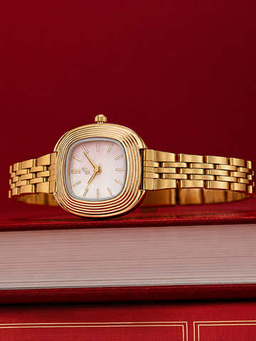 The Emerald Heritage Watch - Gold
